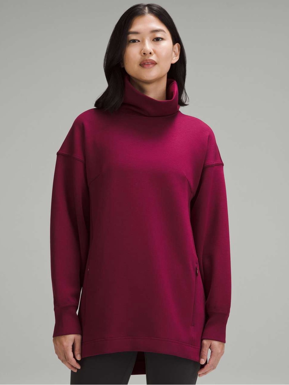 Lululemon Deep Luxe Modal-Blend Turtleneck Tunic Sweatshirt 8 Buyer Favorite